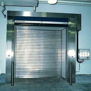 polished stainless steel roller shutters